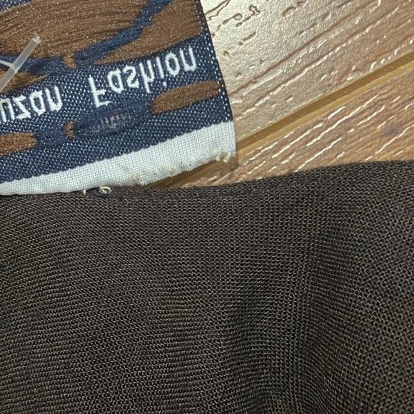 *🧡3/20$*Vintage Brown Maxi Sundress with Tie Dye Swirl - Picture 5 of 5